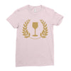 drinking logo Ladies Fitted T-Shirt