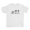 swim bike and run Youth Tee