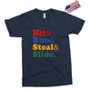 Hit Run Steal  Slide Exclusive T-shirt