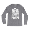 training to unlock my titan form Long Sleeve Shirts