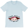 April Peeking Out Asian Baby Girl T-Shirt
