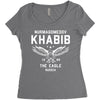khabib the eagle Women's Triblend Scoop T-shirt