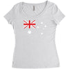 australia international Women's Triblend Scoop T-shirt