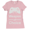 weapon of choice, gaming Ladies Fitted T-Shirt