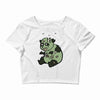 zombie panda (2) Crop Top