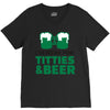st. patrick's day titties and beer V-Neck Tee