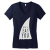 nice to eat you Women's V-Neck T-Shirt