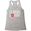 llama lovin' lover Racerback Tank