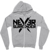 never surrender 2 Zipper Hoodie