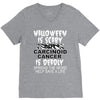 halloween is scary but carcinoid cancer is deadly spread the word help V-Neck Tee