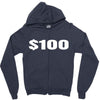 dollar Zipper Hoodie