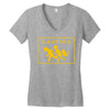 poke xing Women's V-Neck T-Shirt