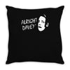 alright dave Throw Pillow