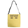 welcome to the gun show ron burdundy anchorman inspired gift funny Adjustable Strap Totes