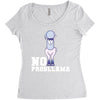 no probllama Women's Triblend Scoop T-shirt