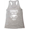sundays are for football foot ball Racerback Tank