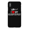 i' love my helicopter pilot iPhoneX Case