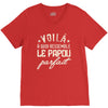voila a quoi ressemble le papou parfait2 V-Neck Tee