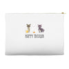 happy meowr Accessory Pouches
