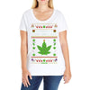 smoke weed every christmas Ladies Curvy T-Shirt