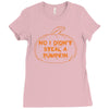 no i did not steal a pumpkin Ladies Fitted T-Shirt