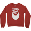respect the beard (2) Crewneck Sweatshirt