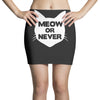 meow or never cat Mini Skirts