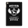 woman with a boxer iPad Mini 4
