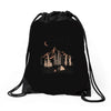 night in the forest Drawstring Bags