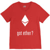 got ether ? V-Neck Tee