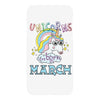 unicorns are born in march cute unicorn iPhoneX