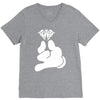 cartoon hands holding diamond V-Neck Tee