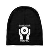 save our vinyl dj club Baby Beanies