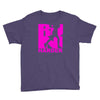 run harder gym workout Youth Tee