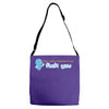 i dont need 140 characters to say fuck you Adjustable Strap Totes
