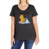 No, Not Today Ladies Curvy T-Shirt