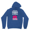 Donna And Dynamos White Letter Unisex Hoodie