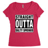 straight outta salty springs Women's Triblend Scoop T-shirt