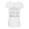 drinking can cause memory loss Maternity Scoop Neck T-shirt