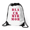 Black Mirror Drawstring Bags