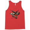 sailor jerry tattoo art military mermaid Tank Top