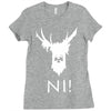 knights who say ni Ladies Fitted T-Shirt