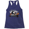 oblivious ninja trick or treat Racerback Tank