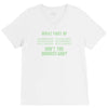 what part of binary code don't you understand V-Neck Tee