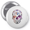 Colorful Skull Pin-back button