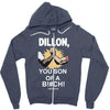 predator movie dillon licensed adult Zipper Hoodie
