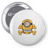 minion skull Pin-back button