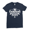 Campers Make the Best Dads Ladies Fitted T-Shirt