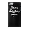 bride's drinking team diamond ring bachelorette iPhone 7 Case
