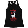 boxing llama Racerback Tank